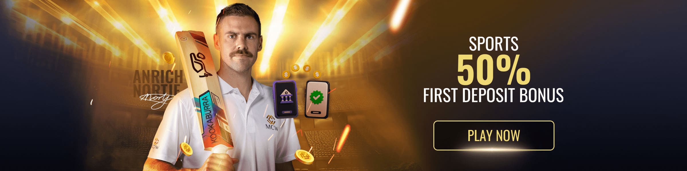 First Deposit Bonus for Sports Betting.